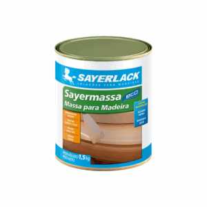 Massa para Madeira Sayermassa Branca 1,5kg