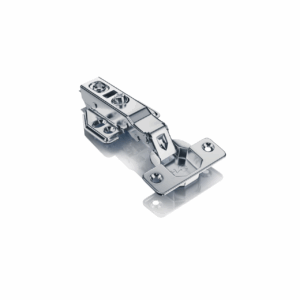 Dobradiça 35mm Pistão Clip-On Inox Reta